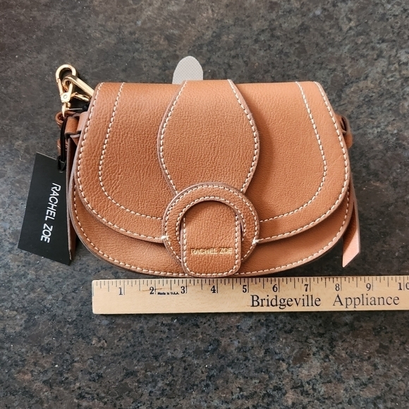 Rachel Zoe Edessi Vegan Leather Brown Crossbody & Belt Bag - Picture 7 of 11